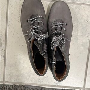 Caslon Gray Ankle Booties Modern Minimalist